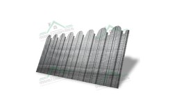 Профнастил фигурный С10 - 0,45 Окрас - А, Print Premium Silver Wood