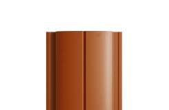 Штакетник металлический С-образный-Т-0.5, 19х126, Края завальцованные, PURETAN RR750