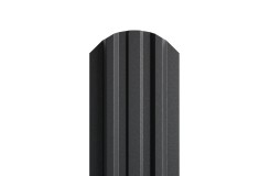 Штакетник металлический П-образный-0.5, 16,5х99, Края НЕзавальцованные, Viking E RAL9005