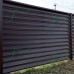 Забор-жалюзи S 58х120 мм, двухсторонний ПЭ, Ral 8017 - 0,45мм