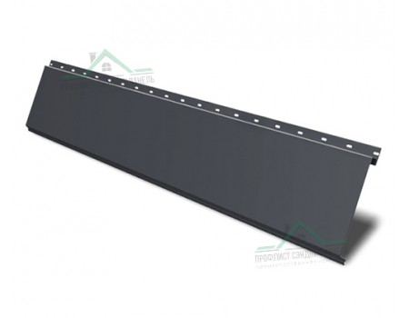 Цена на Линеарная панель-торцами гладкий-24хС/20, RAL 7024 Серый графит