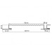 Цена на Линеарная панель-открытый волна-24хС/20 профилированная RAL 7035 Светло-серый