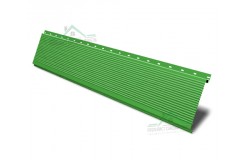 Линеарная панель-открытая волна-24хС/20 профилированная RAL 6018 Ярко-зеленый