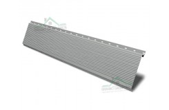 Линеарная панель-открытая волна-24хС/20 профилированная RAL 9006 Серый металлик