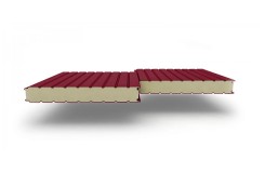 Сэндвич-панели стеновые с пир, толщиной 40 мм, БОРДО