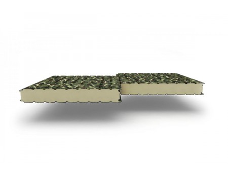 Сэндвич-панели стеновые с пир, толщиной 40 мм, ECOSTEEL-Милитари