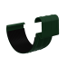 Соединитель желоба D150-0.6 Пластизол двухсторонний RAL6005