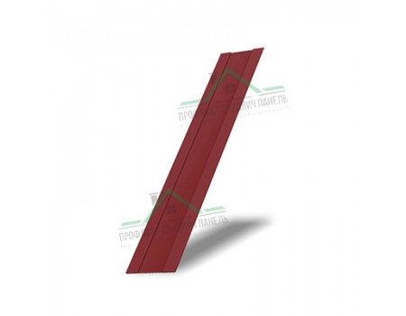 Крепежная планка жалюзи Milan,Tokyo 0,5 Satin с пленкой RAL 3011 коричнево-красный