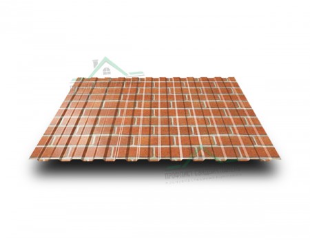 Профлист СС10-1150-0.5 Кирпич ECOSTEEL